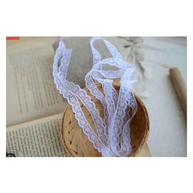 2 цвета гладкое кружевное Кукольное кружево из полиэстера | Дом и сад