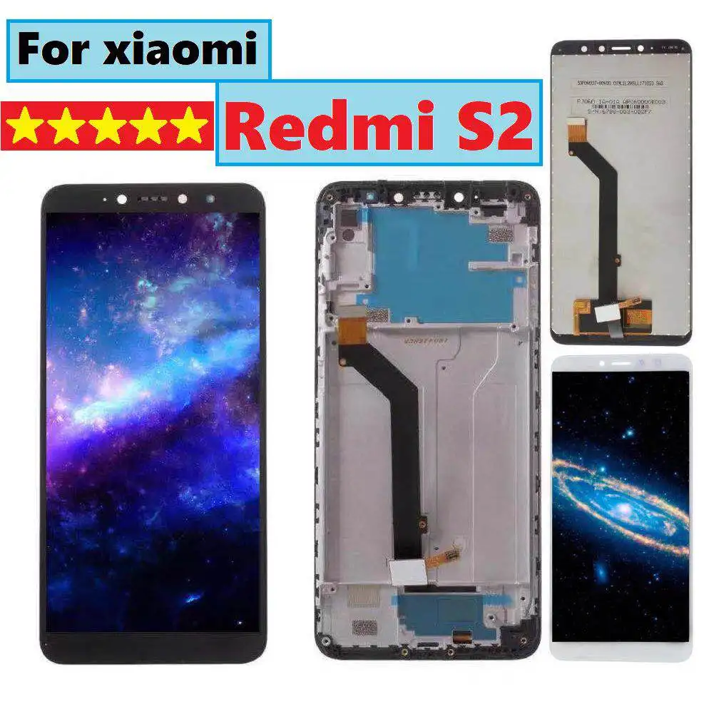 

for Xiaomi Redmi S2 LCD Display with Frame Screen Touch Digitizer LCD Display for Redmi Y2 TouchScreen 10 Touch Point Parts