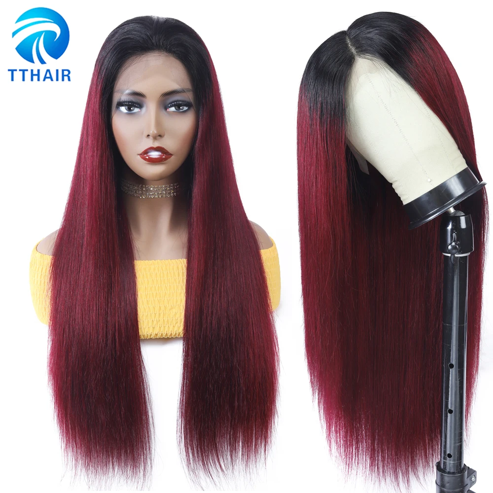 

TTHAIR Deep Wave Bundles With Closure India Hair Bundles With Closure Natural Color Remy Human Hair 3 Bundles With Closure