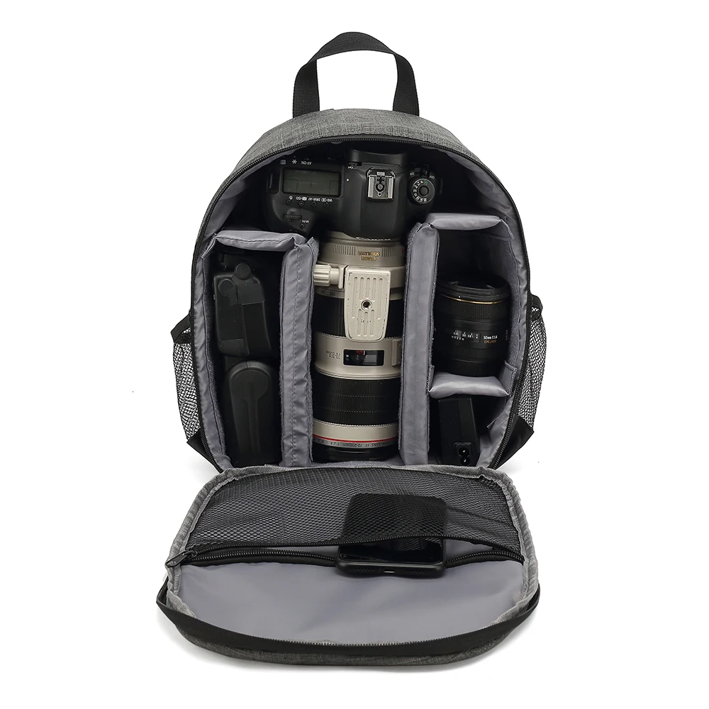 

New Multi-functional Digital Camera Backpack Bag for Canon Nikon Sony Waterproof Outdoor Dslr Cameras Lens Pouch Accessories