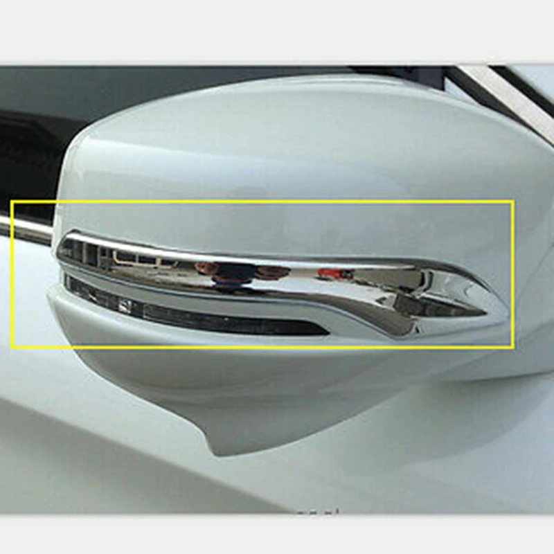 Подходит для 2008- Honda Accord боковое зеркало заднего вида хромированная Накладка для автомобиля Гарнир