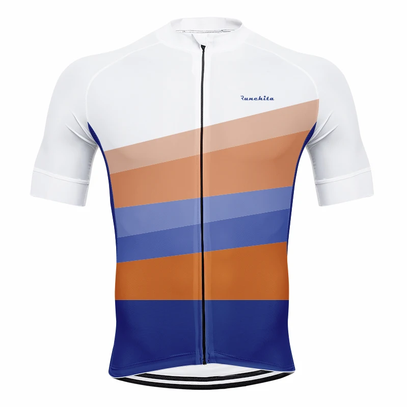 Профессиональная команда RUNCHITA летняя мужская велосипедная Джерси с коротким