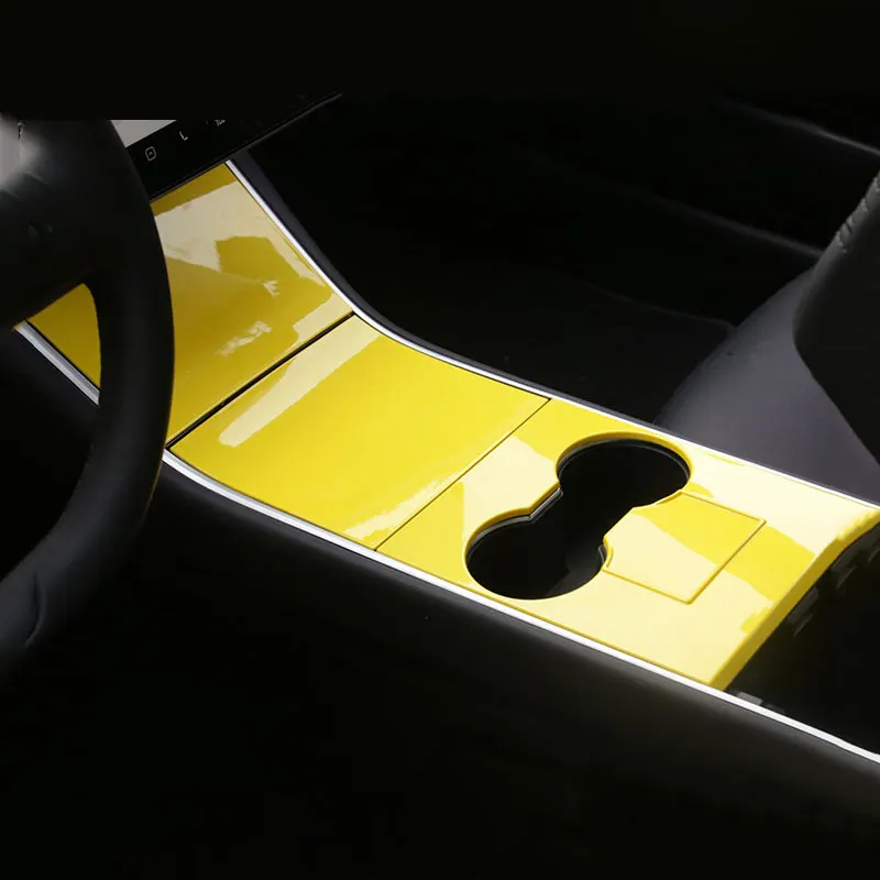 Автомобильная фоторамка Обложка для Tesla Model 3 модель Y 18 20 4 цвета|Наклейки салона
