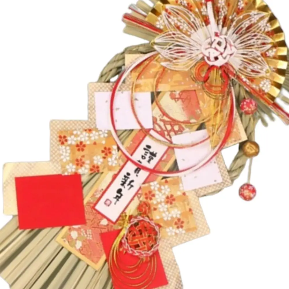 Соломенная подвеска в японском стиле Новогодняя соломенная изгоняющая злые