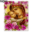 5d квадратная круглая алмазная живопись, Дева и ребенок Казани, православная христианская мозаика, алмазная вышивка, распродажа