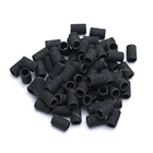 100 шт. барабанный шлифовальный набор 80120180240 # черные сверла для ногтей абразивные инструменты Dremel аксессуары наждачная бумага хвостовик вращающиеся инструменты