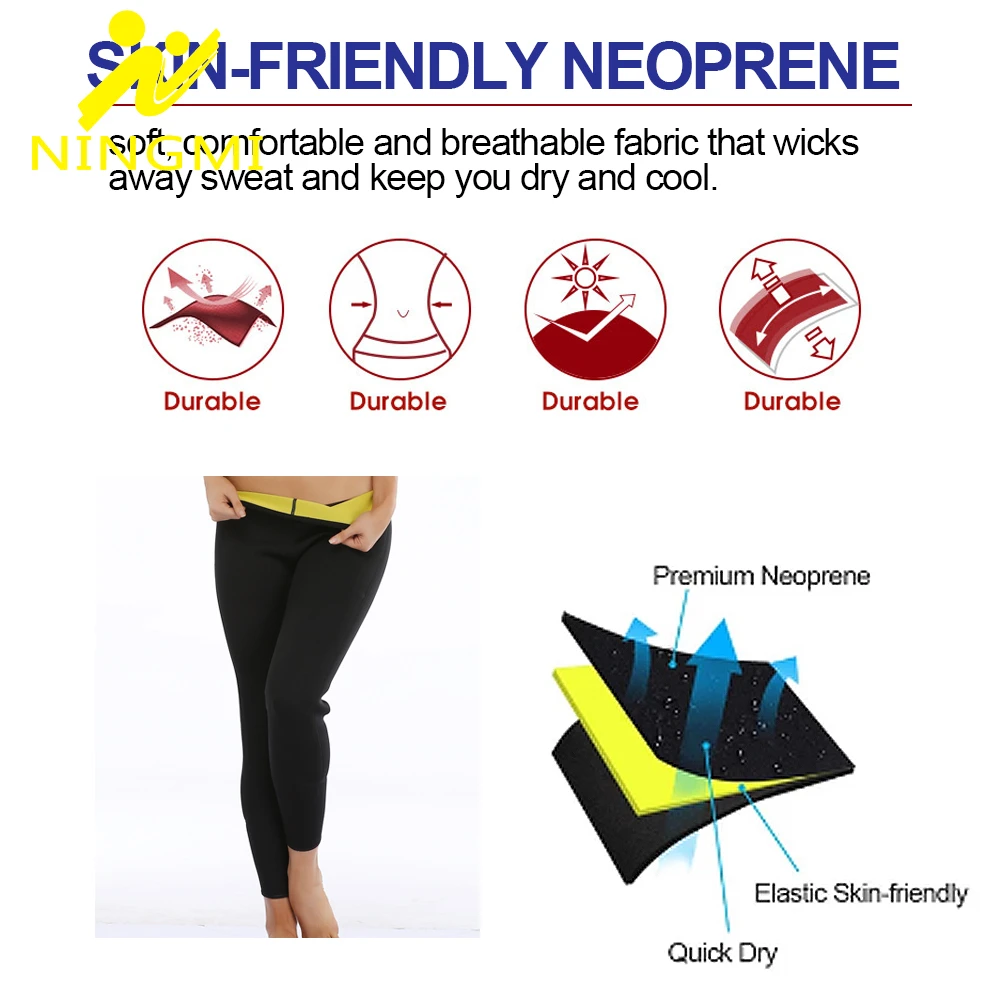 Женские брюки-сауна моделирующие штаны для похудения и потери веса пояс