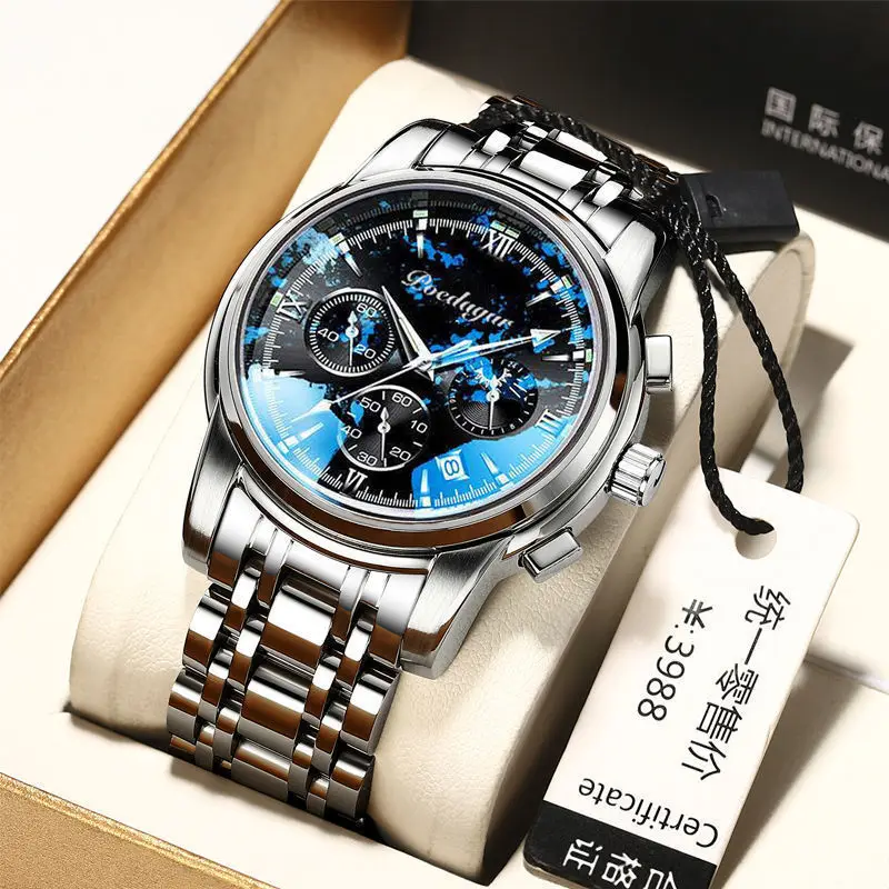 

Men's Watches For Men Pilot 3ATM Waterproof Luminous Calendar Quartz Clock Male Boys Student Gift Watch Man Relogio Masculino