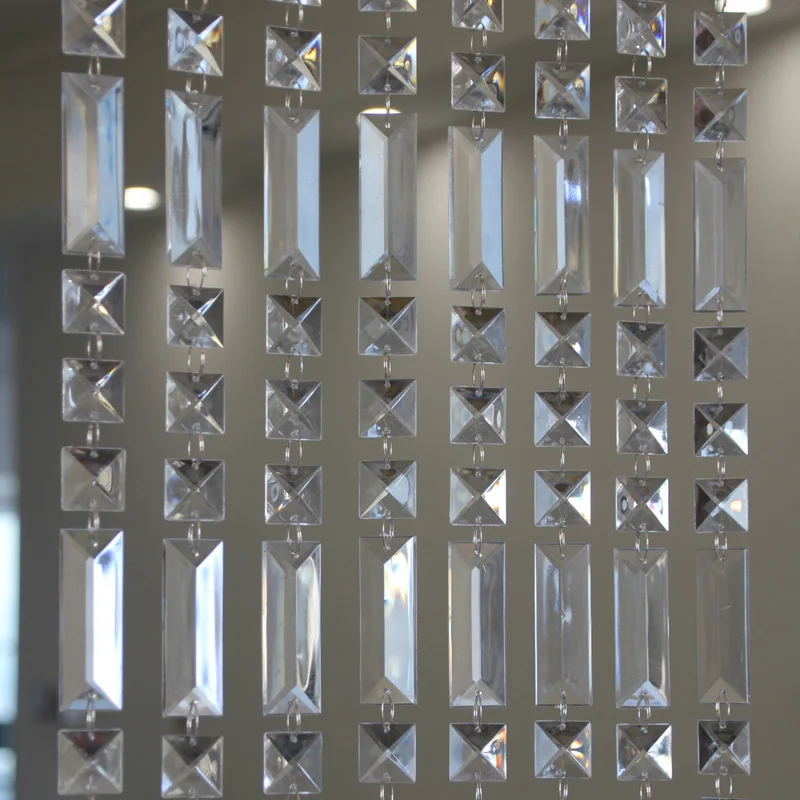 10 м занавес с акриловыми бусинами интерьера гостиной Проход украшения свадебные