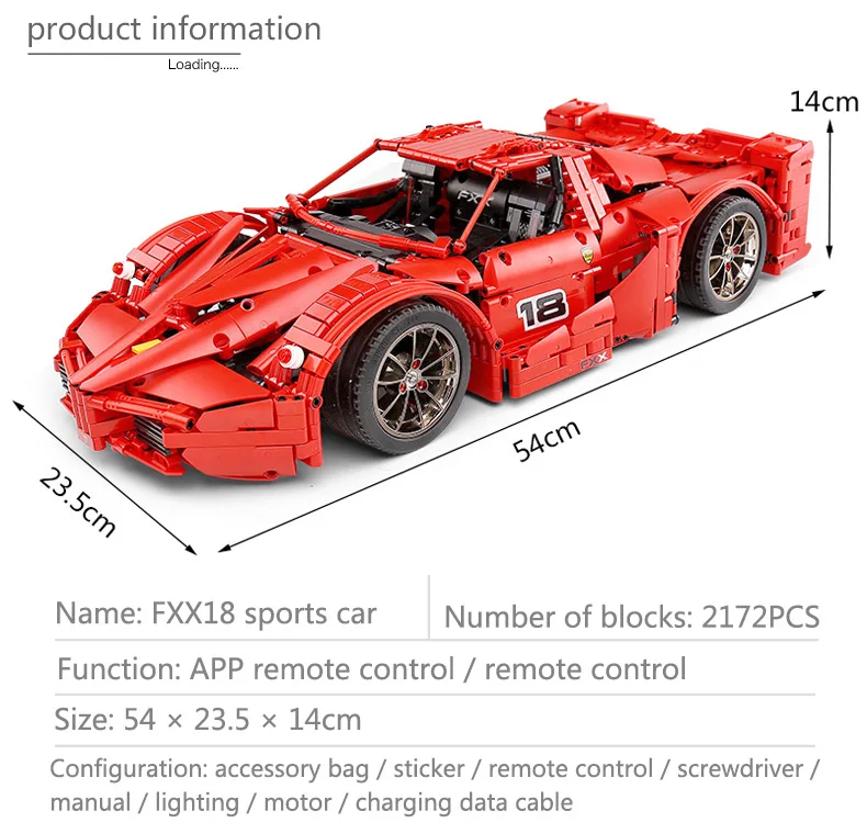 DHL технические игрушки 23006 Супер гоночный автомобиль комплект MOC-3918 хэтчбек Тип Набор строительных блоков Кирпичи Детские Рождественские подарки