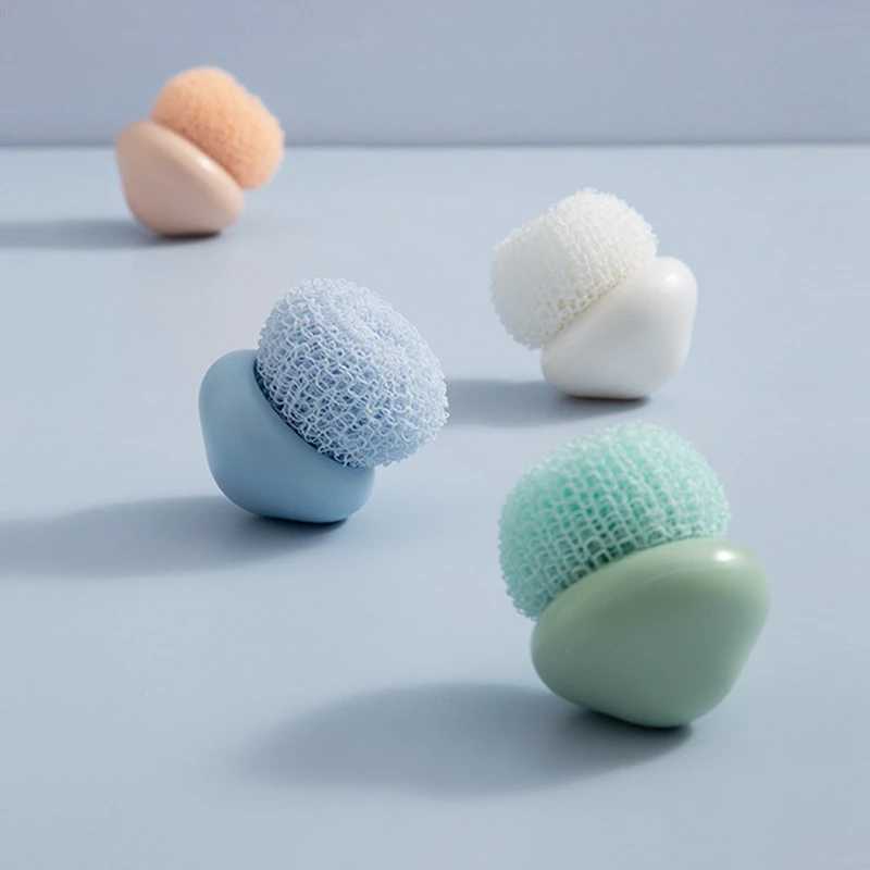

Dishwashing Ball Brush Multifunctional Household Kitchen Cloud Nylon Cleaning Ball Decontamination Wire Brush