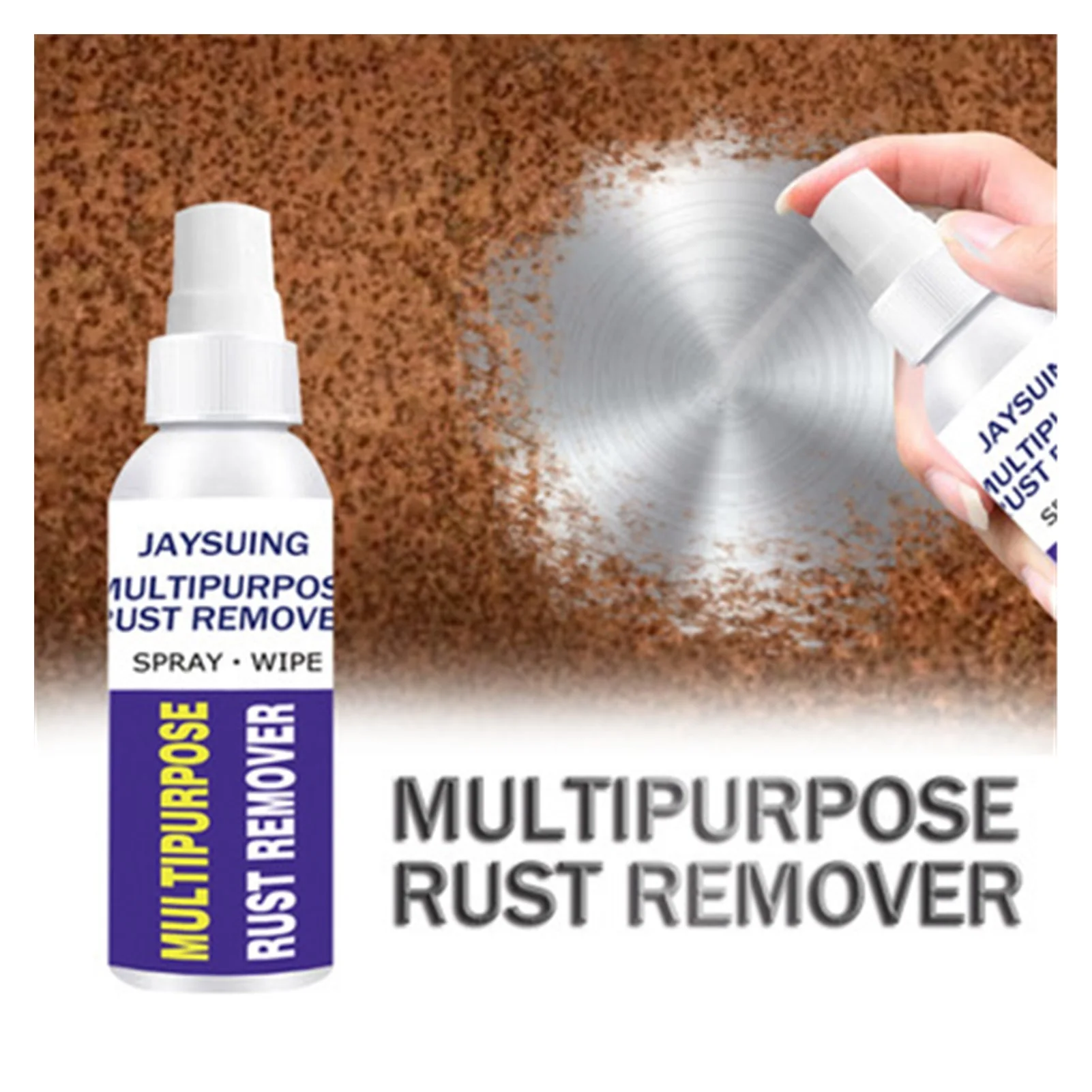 

50ML Rust Converter Auto Wash Anti-Corrosive Spray Paint For Cars Leathering Nozzle Windows Wheel Rust Remover NEW