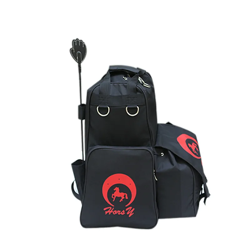 Horse Riding Boots Carry Bag Professional Oxford Equestrian Equipment Backpack with Helmet Compartment Hot | Спорт и развлечения