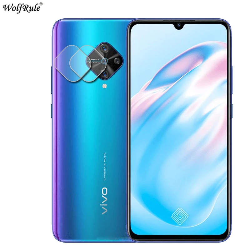 2 шт объектив камеры закаленное стекло для Vivo V17 Y9S 9H Защитная пленка S1 Pro объектива