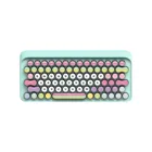 Универсальная Одиночная наклейка на клавиатуру, круглая клавиатура с 104 клавишами, креативная наклейка на клавиатуру с милым рисунком для настольной клавиатуры, 15x дюйма