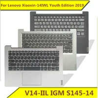 for lenovo xiaoxin 14iwl youth edition 2019 v14 iil igm s145 14 keyboard c shell new original for lenovo notebook