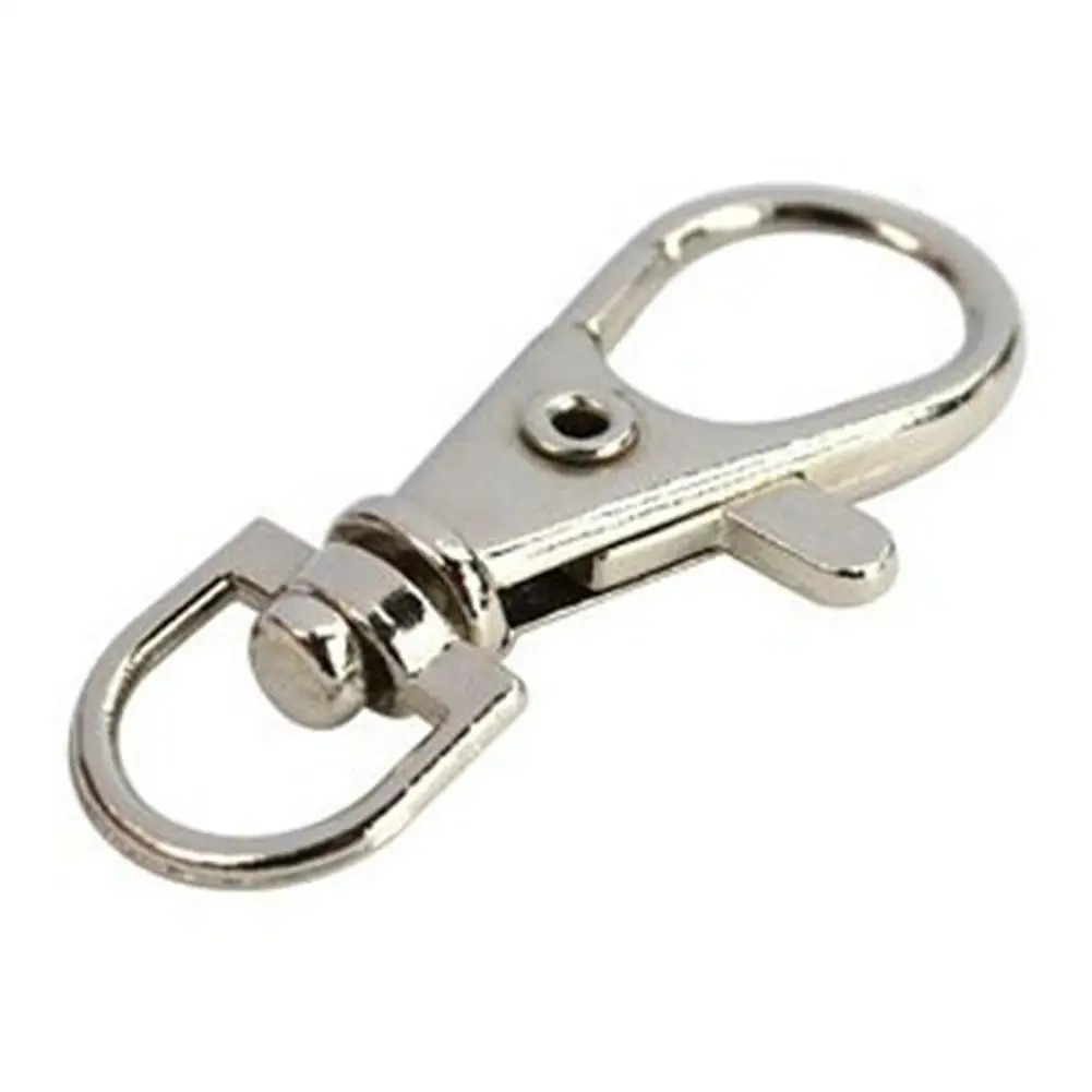 10 шт./упак. 38 мм Металлический Карабин Клип Поворотный Trigger собака пряжка брелок