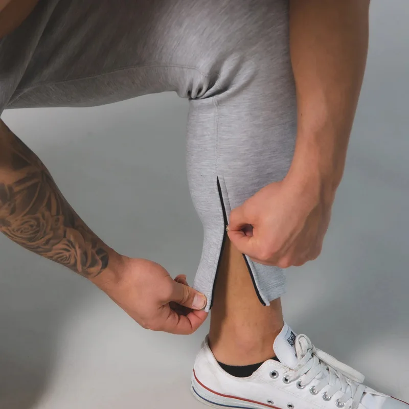 

New Sport Men's Sweatpants Fitness Jogging Trouser Gyms Workout Men's Sweatpants Side Vertical Stripes Stitching Stretch Pants