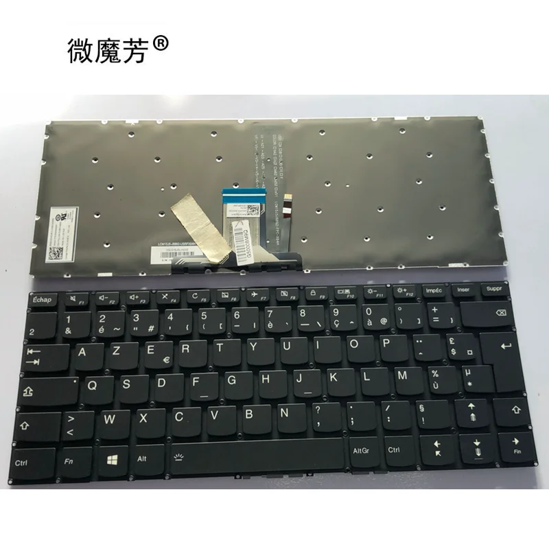 Новая Французская клавиатура для ноутбука Lenovo yoga 310S-14 310S-14ISK 310S-14AST 510S-14 510S-14ISK 510S-14IKB 710S-14 с подсветкой FR