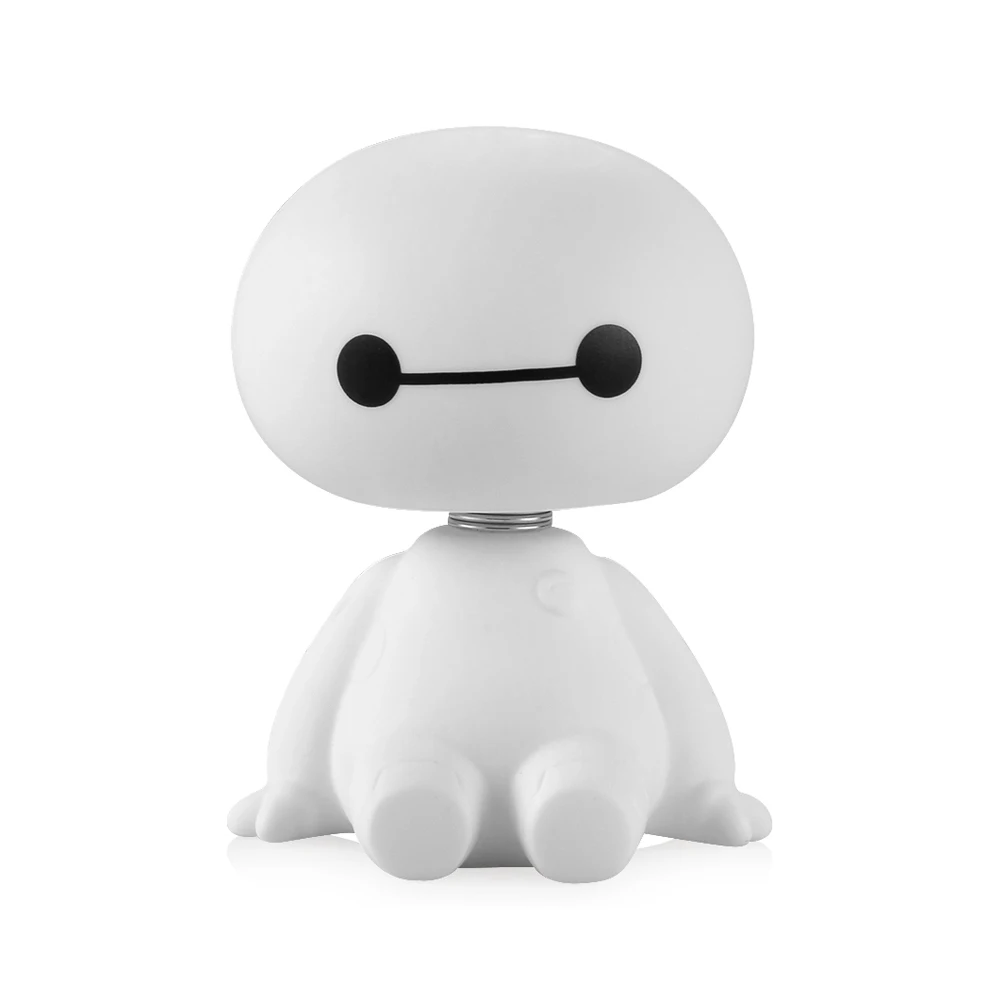 Автомобиль орнамент робот Baymax тряски голова фигурка кукла интерьер автомобиля