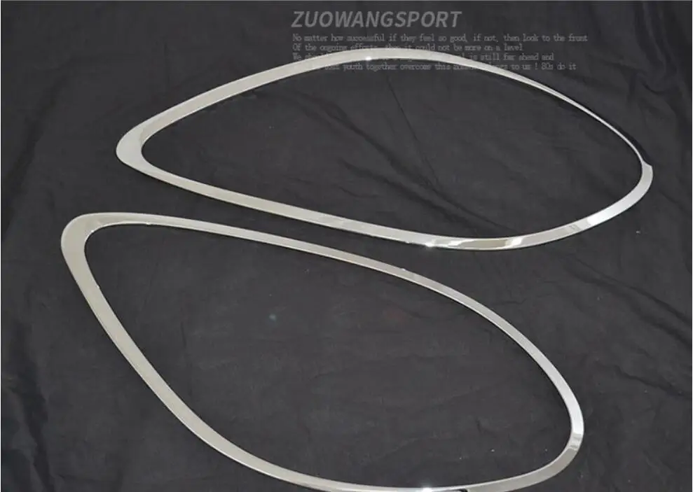 ABS Хром Передняя фара автомобиля + задний фонарь Крышка лампы отделка для Porsche Macan