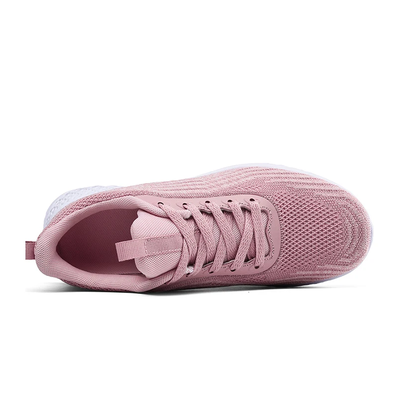 Летние мягкие Нескользящие женские кроссовки износостойкие на шнуровке