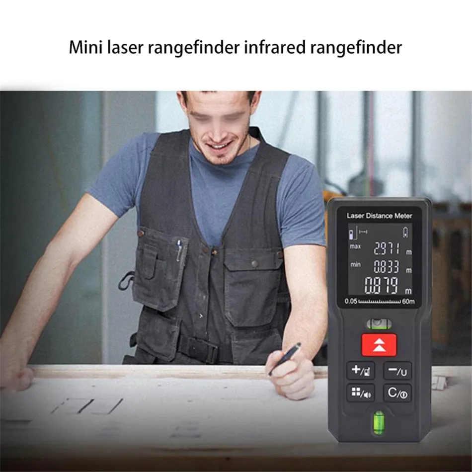 

VOGVIGO 40/60/80/100m Laser Rangefinder Distance Meter Range Finder Electronic Tape