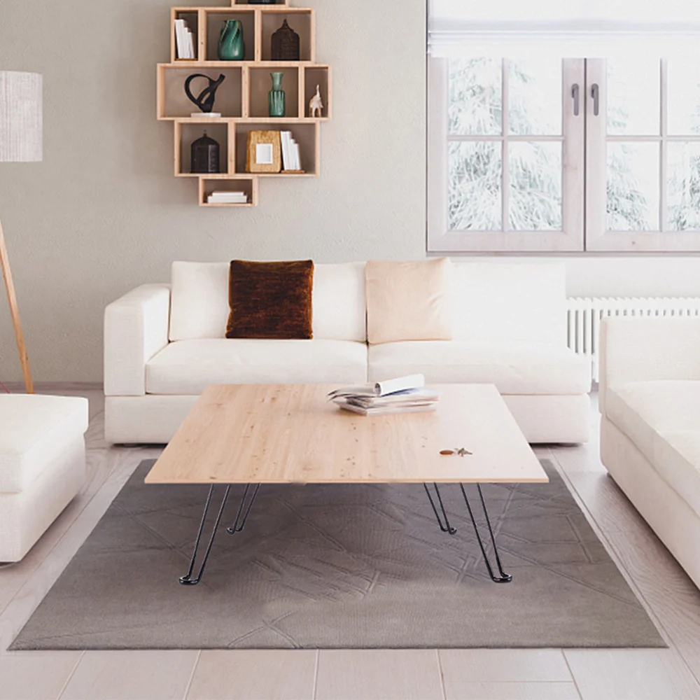 

4Pcs Table Legs Practical Table Feet Home Table Computer Desk Legs (Black)