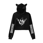 Женский свитшот Thunderdome в стиле Харадзюку, Женский пуловер, топы для девочек, Осенние свитшоты с длинным рукавом, хлопковая одежда