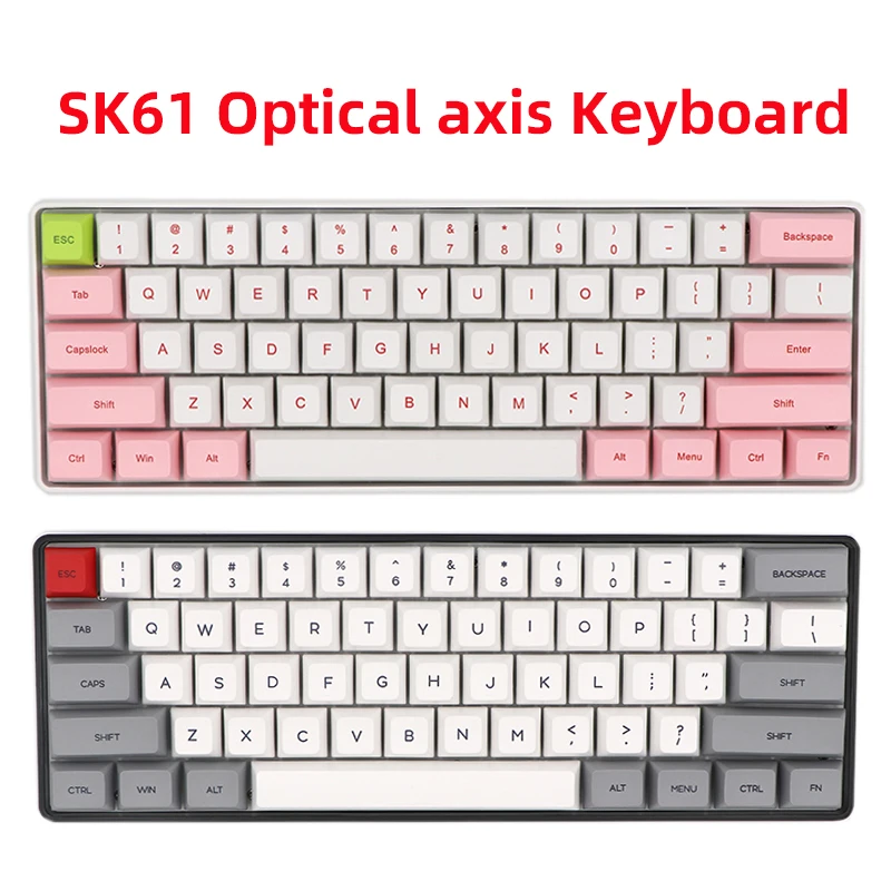 Оптический переключатель sk61 60% механическая клавиатура на заказ розетка для