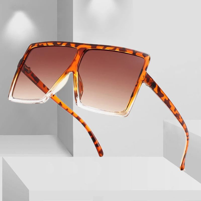 

Oversize Men Sunglasses Women Eyewear Sun Glasses Summer New Fashion Holiday Travel Cool Male Bright Lens Gafas de sol Mujer