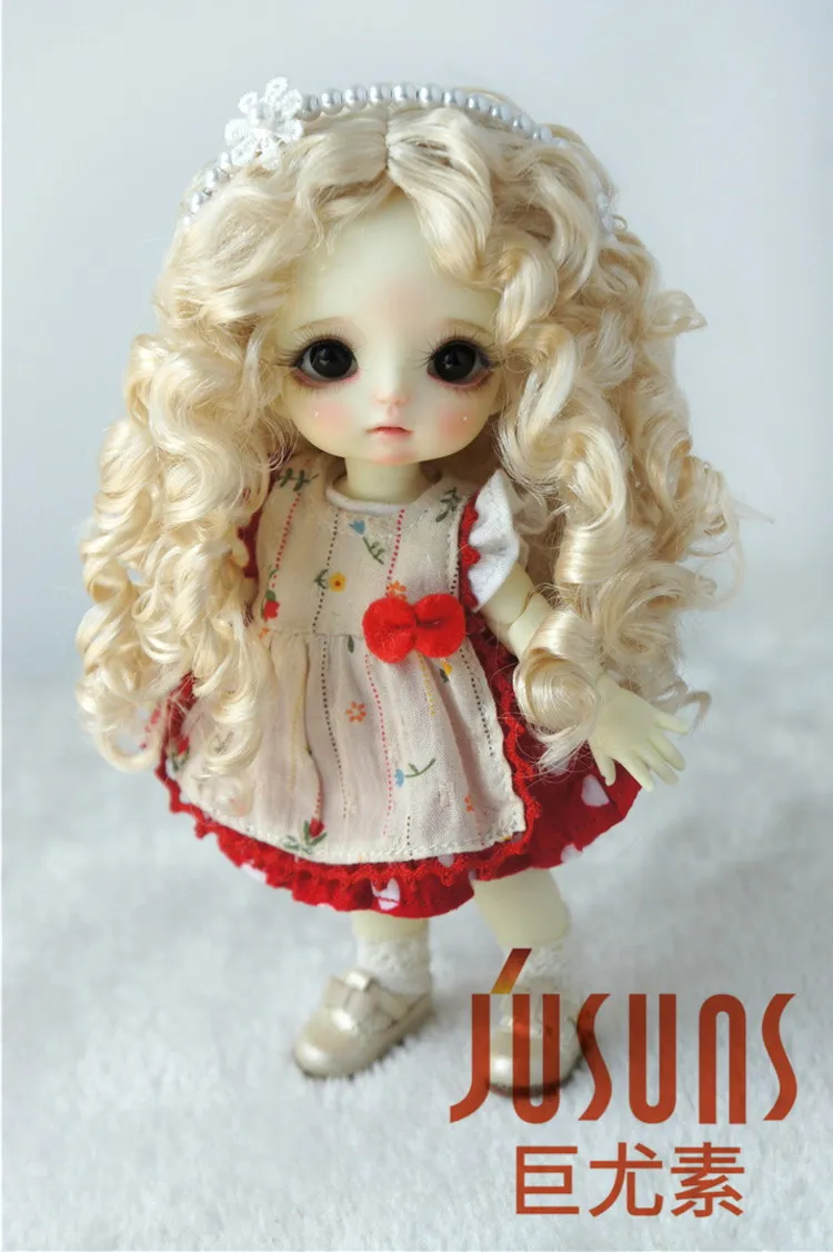 JD073 1/8 1/6 длинные кудрявые классические парики для шарнирных кукол Размер 5 6