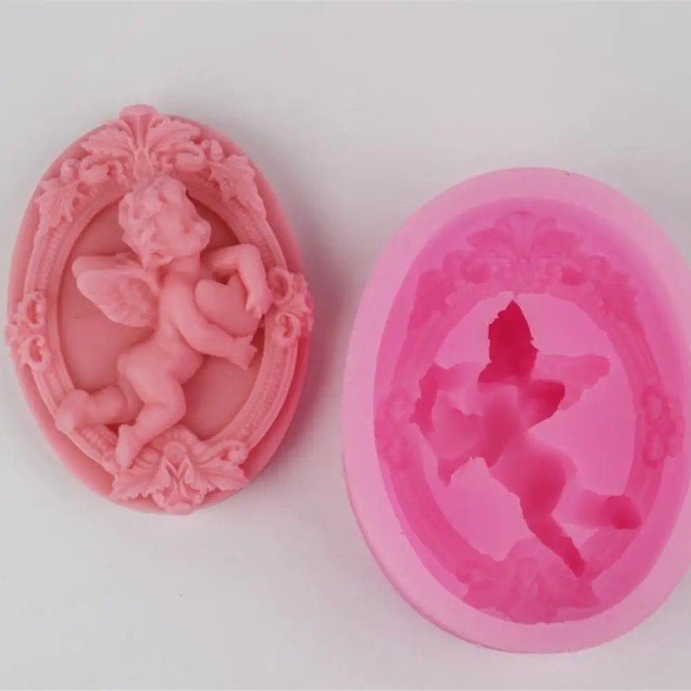 Силиконовая форма для мыла с ангелом помадки инструменты выпечки украшение