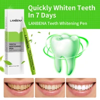 lanbena 5pcs3ml lime mint toothbrush pen teeth whitening kit dental care