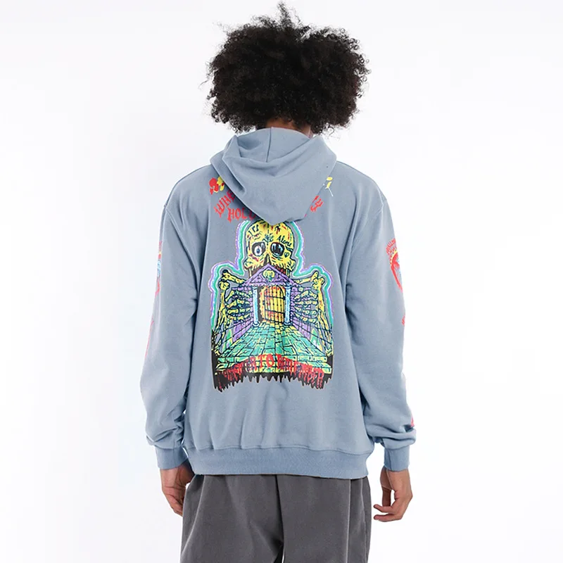 

2020 Kanye West Hoodies Lucky me i see ghosts Hoodie Red Heart Feel Logo Sweatshirts Kids see ghosts Pullover Men Women