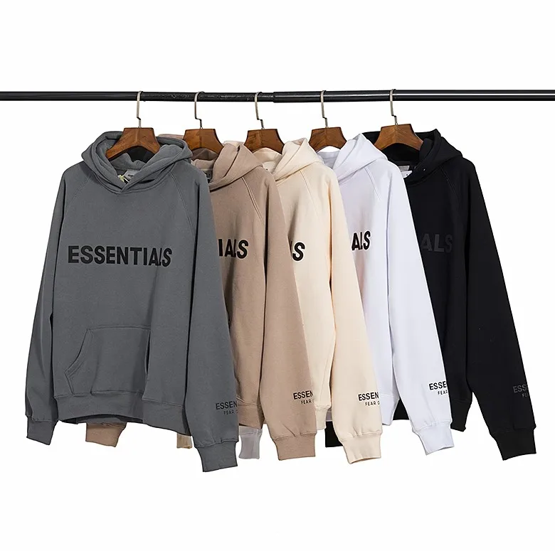 

Men Women Hoodie FOG Hiphop Logo Oversized Male Sportswear Essential High Quality Fleece Tracksuit Pullover S-XL 2021