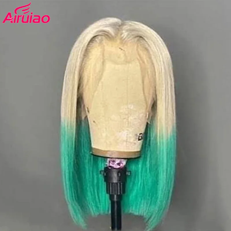 613 блондинка с эффектом деграде (переход от темного к парик тупым срезом короткий