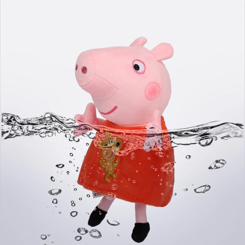 Оригинальная плюшевая игрушка Свинка Пеппа Джордж из ПП хлопка милая кукла