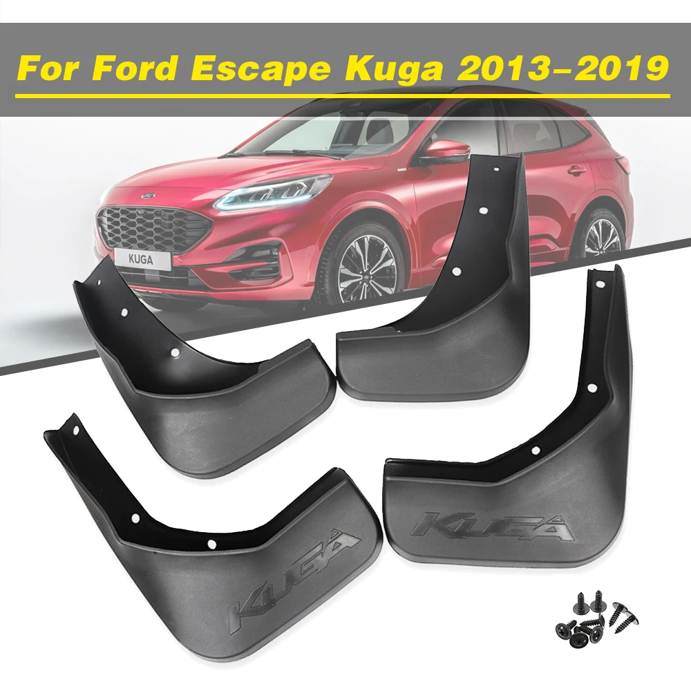 4 шт. передние и задние брызговики для Ford Escape Kuga 2013 2019 2018 2017 2016 2015|Грязезащита| |