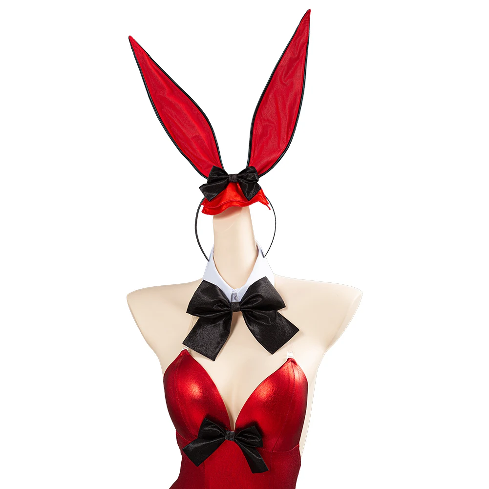 

Anime Date A Bullet Kurumi Tokisaki Cosplay Costume Bunny Girl Jumpsuit Outfits Halloween Carnival Costumes