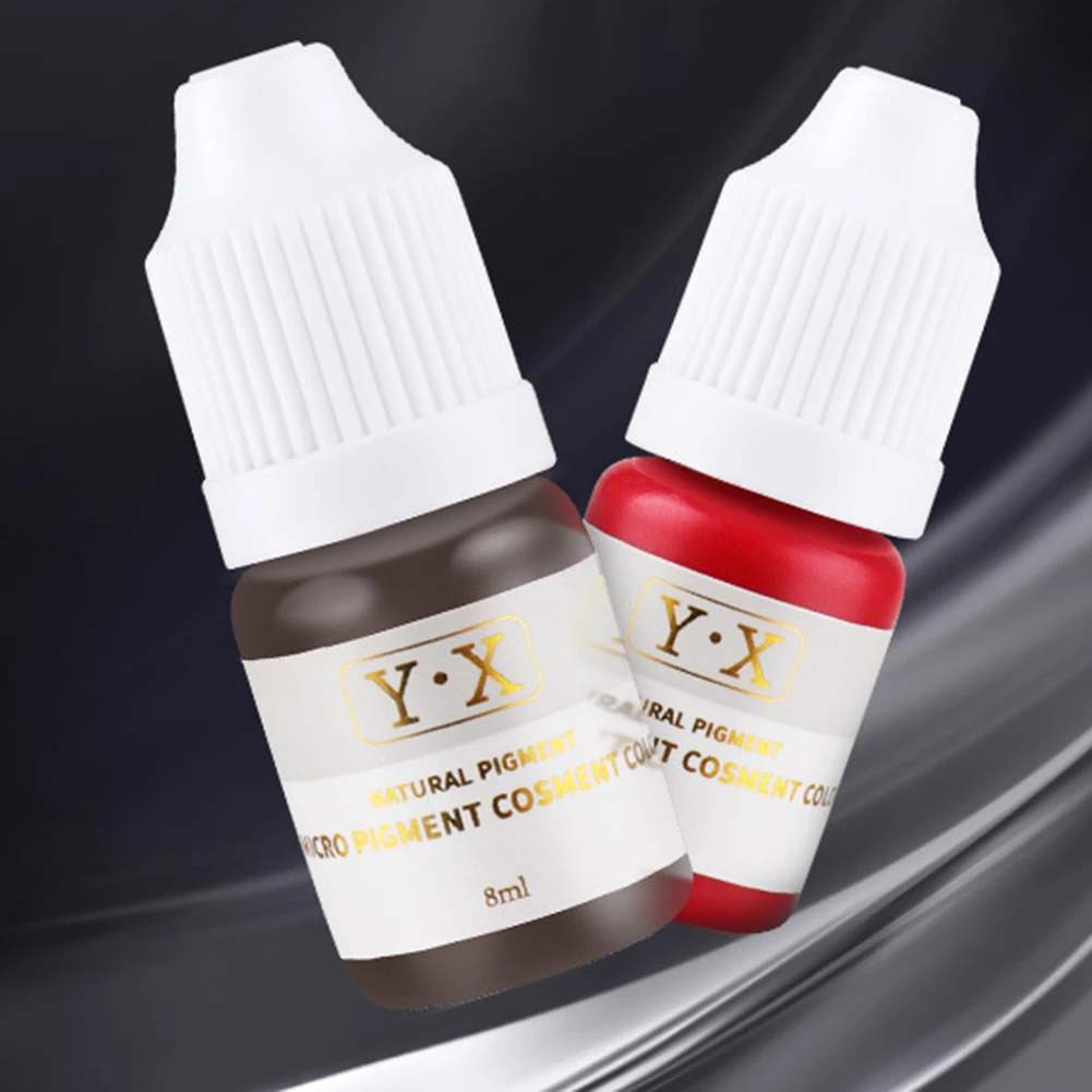 Полуперманентный пигмент для макияжа подводка глаз 22 цвета 8 мл чернила