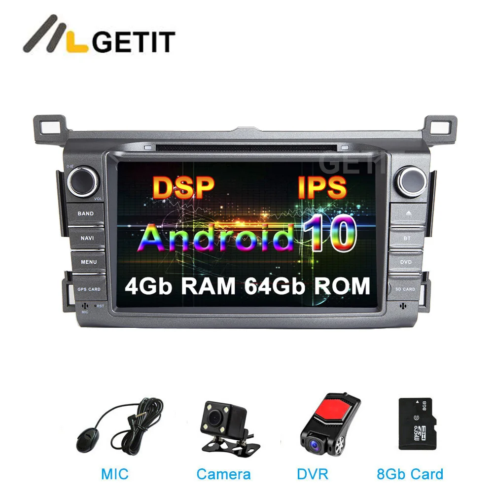 Android 10.0 Car Radio GPS DVD Player stereo for Toyota RAV4 RAV 4 2013 - 2017 with Wifi BT | Автомобили и мотоциклы