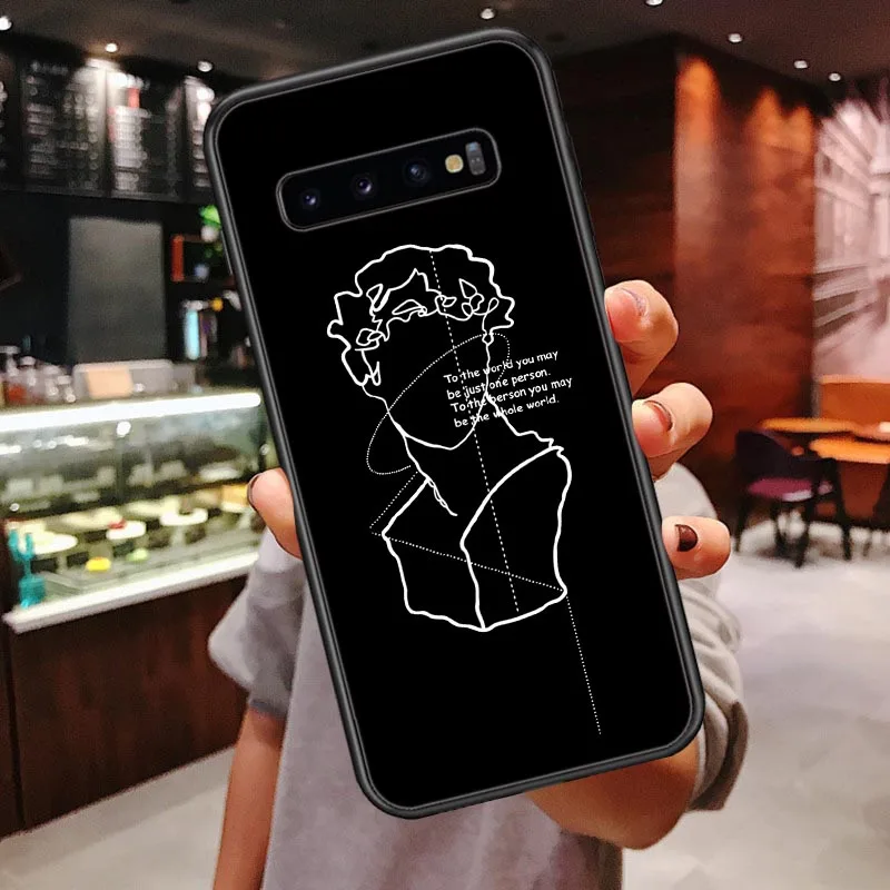 Силиконовый чехол для Samsungs/S7/S8/S9/S10/S20 Plus/S20Ultra/S10 Lite/Note 10 Plus/Mona/Lisa Art/чехол телефона |
