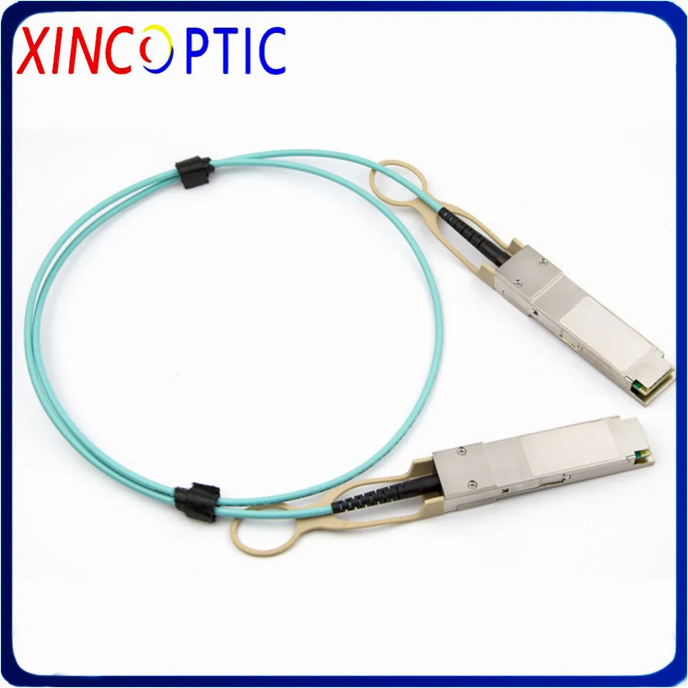 Бесплатная доставка 40G QSFP + к AOC 1 м кабель 40 Гбит/с OM3 OM4 метр MPO SFP модуль активный