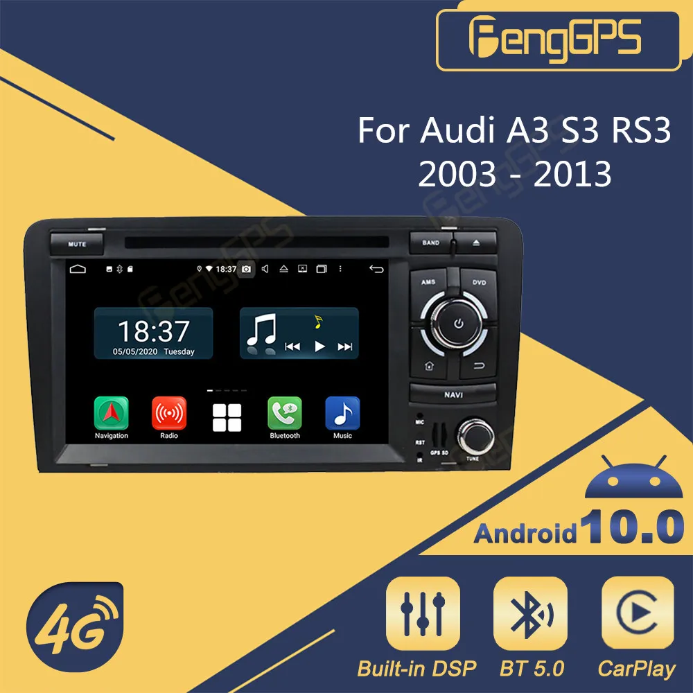 

Автомагнитола на Android, мультимедийный DVD-плеер для Audi A3 S3 RS3 2003-2013, автомагнитола 2 Din, GPS-навигация, экран PX6