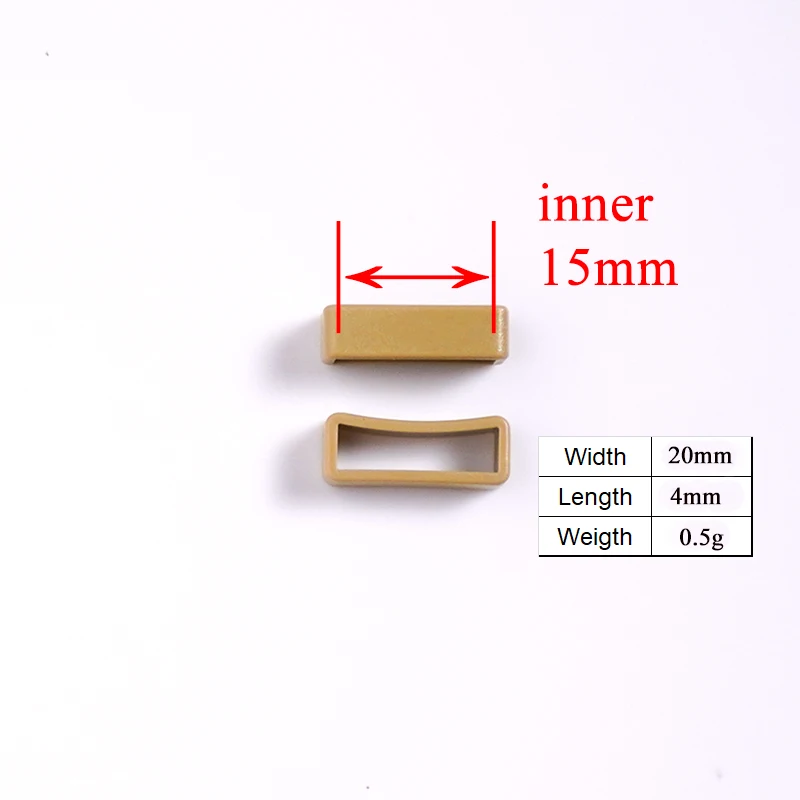 (Пластиковая пряжка + Тройная крышка квадратный держатель D-образное кольцо