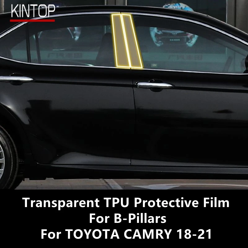 Прозрачная фотопленка с защитой от царапин для TOYOTA CAMRY 18-21 B-Pillar