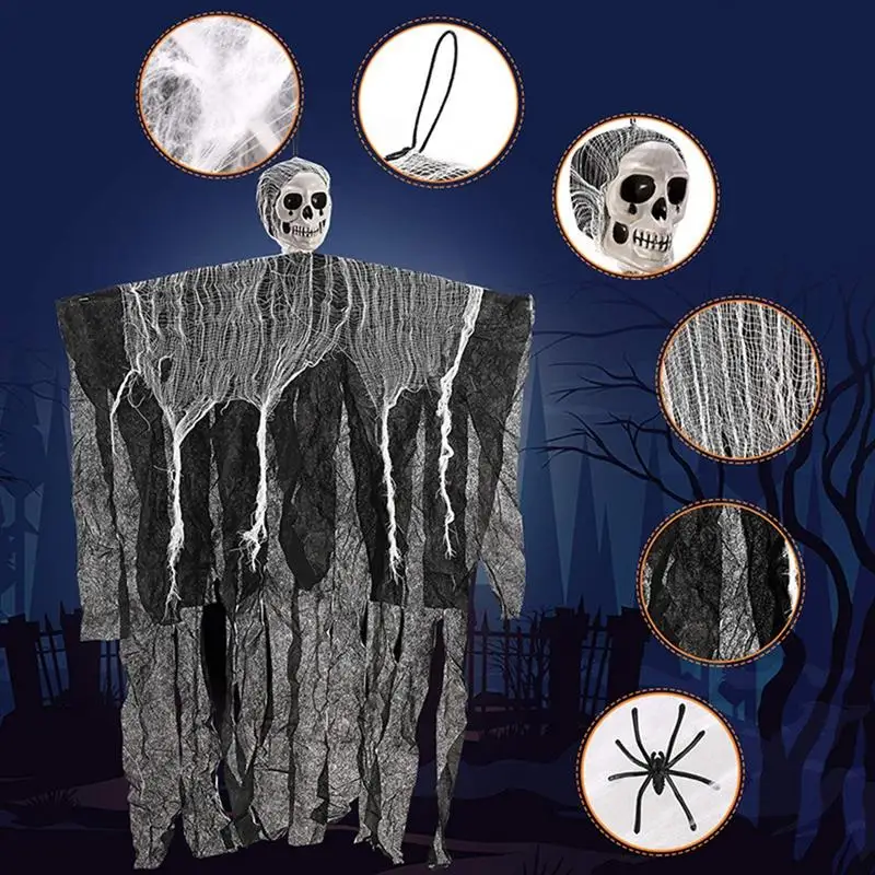 Декор в виде паутины для Хэллоуина призрак украшение дома с привидениями