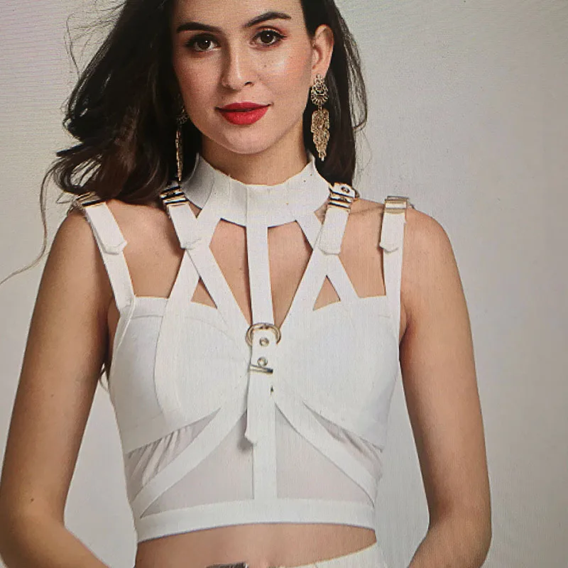 Новинка 2020 высококачественный бандажный Топ модное вечернее платье на бретелях