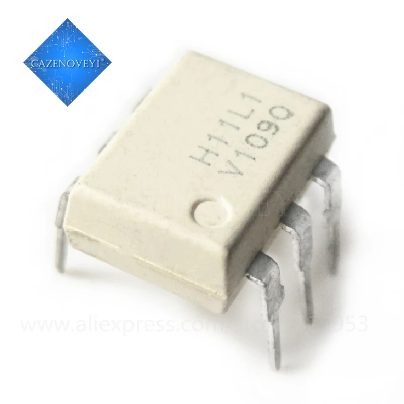 10 шт./лот H11L1 DIP 6 SMD H11L1M Шмитт триггер выход на высокой скорости в